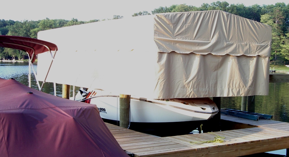 Dock and Covered Boat Lift